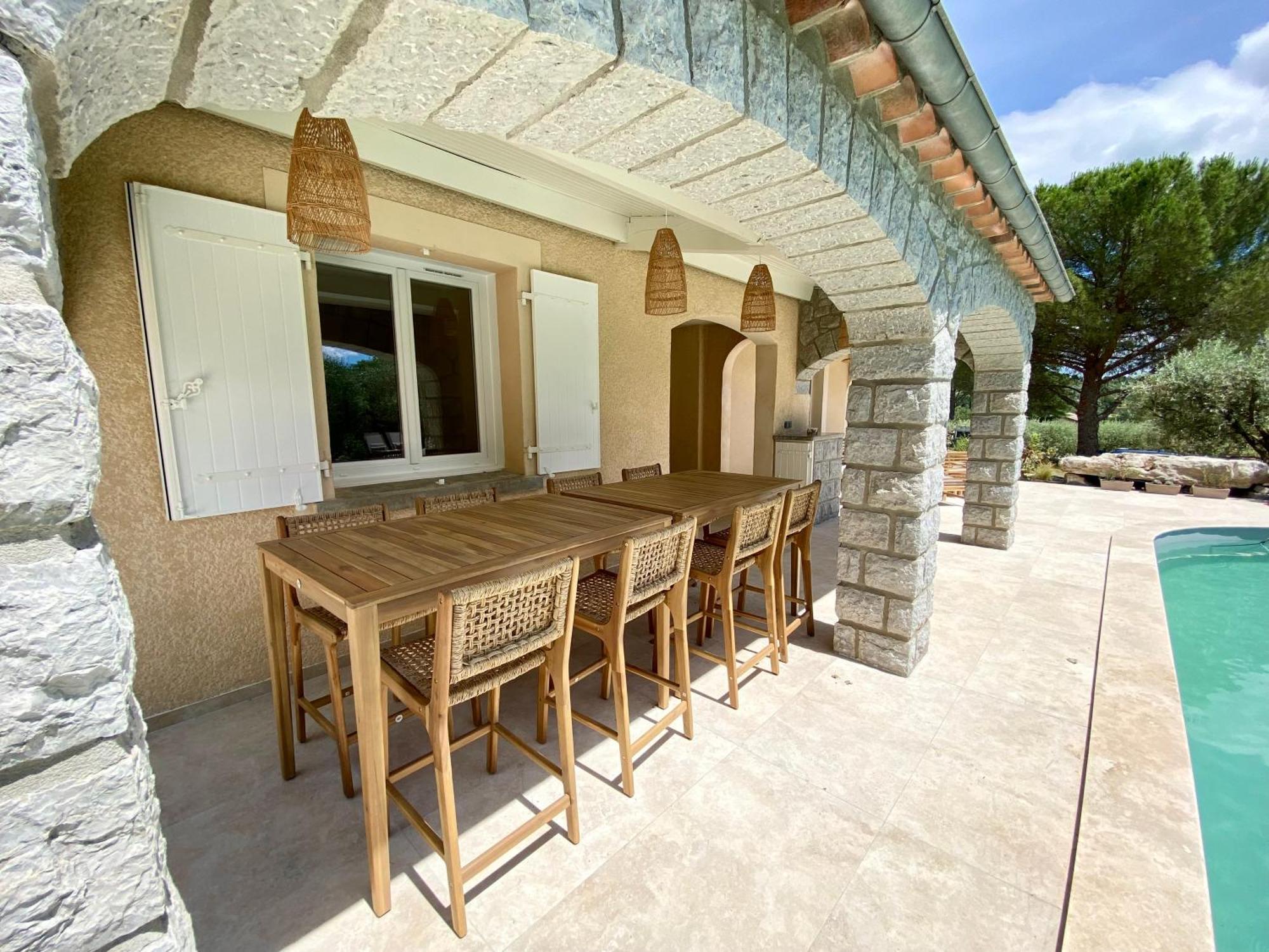Maison Pour 12P, Piscine A Debordement Chauffee D'Avril A Octobre Inclus รูองส์ ภายนอก รูปภาพ