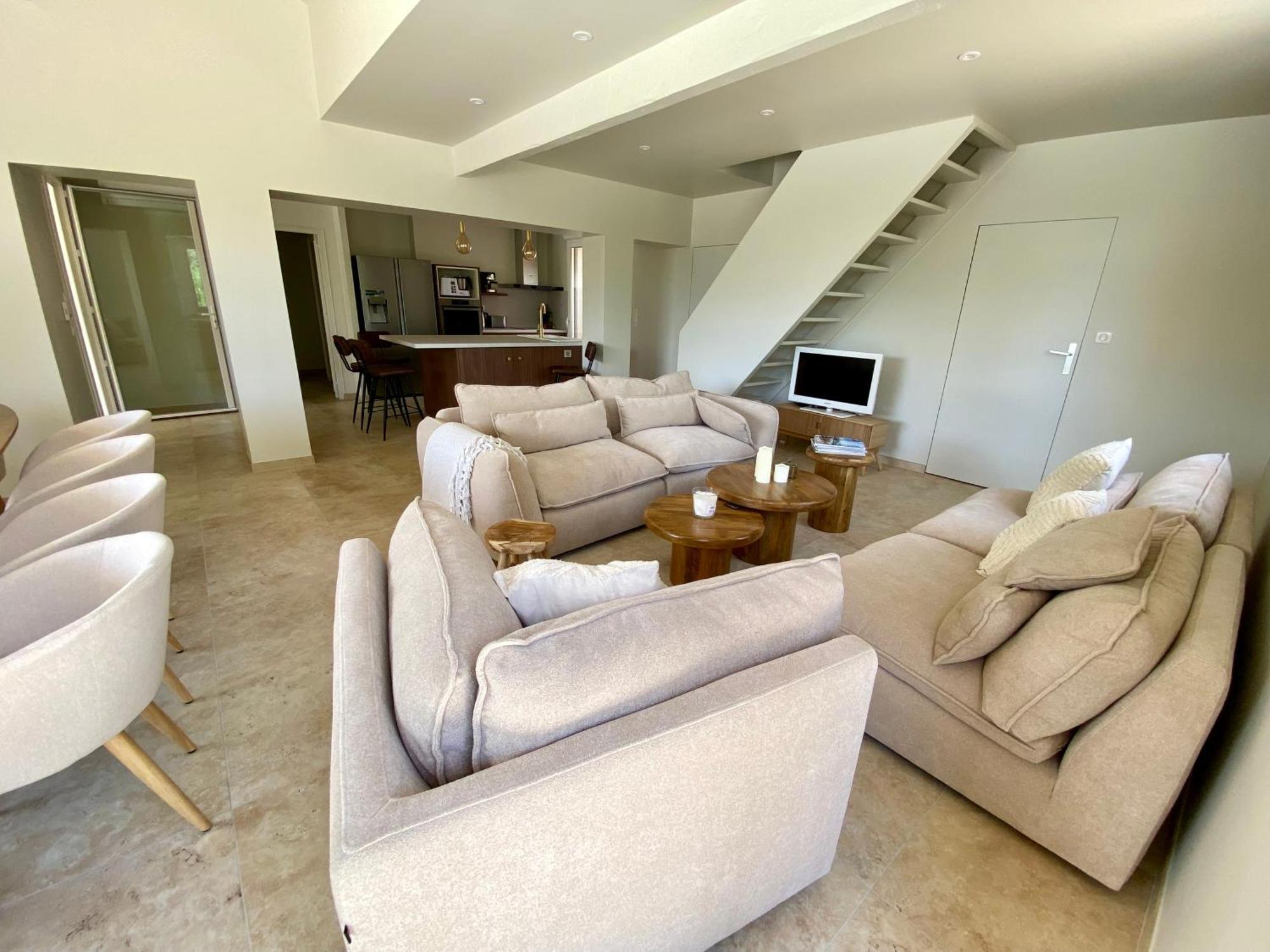Maison Pour 12P, Piscine A Debordement Chauffee D'Avril A Octobre Inclus รูองส์ ภายนอก รูปภาพ