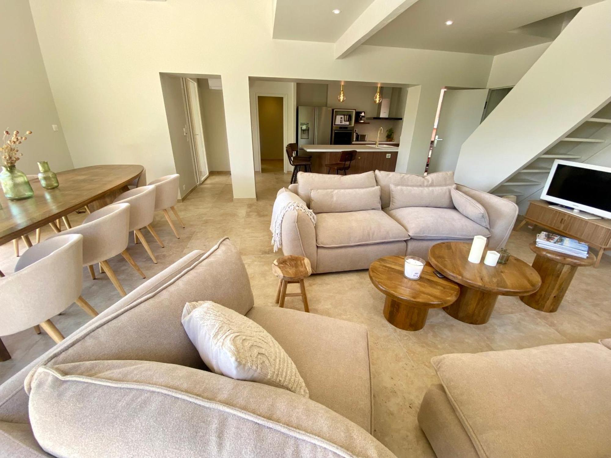 Maison Pour 12P, Piscine A Debordement Chauffee D'Avril A Octobre Inclus รูองส์ ภายนอก รูปภาพ