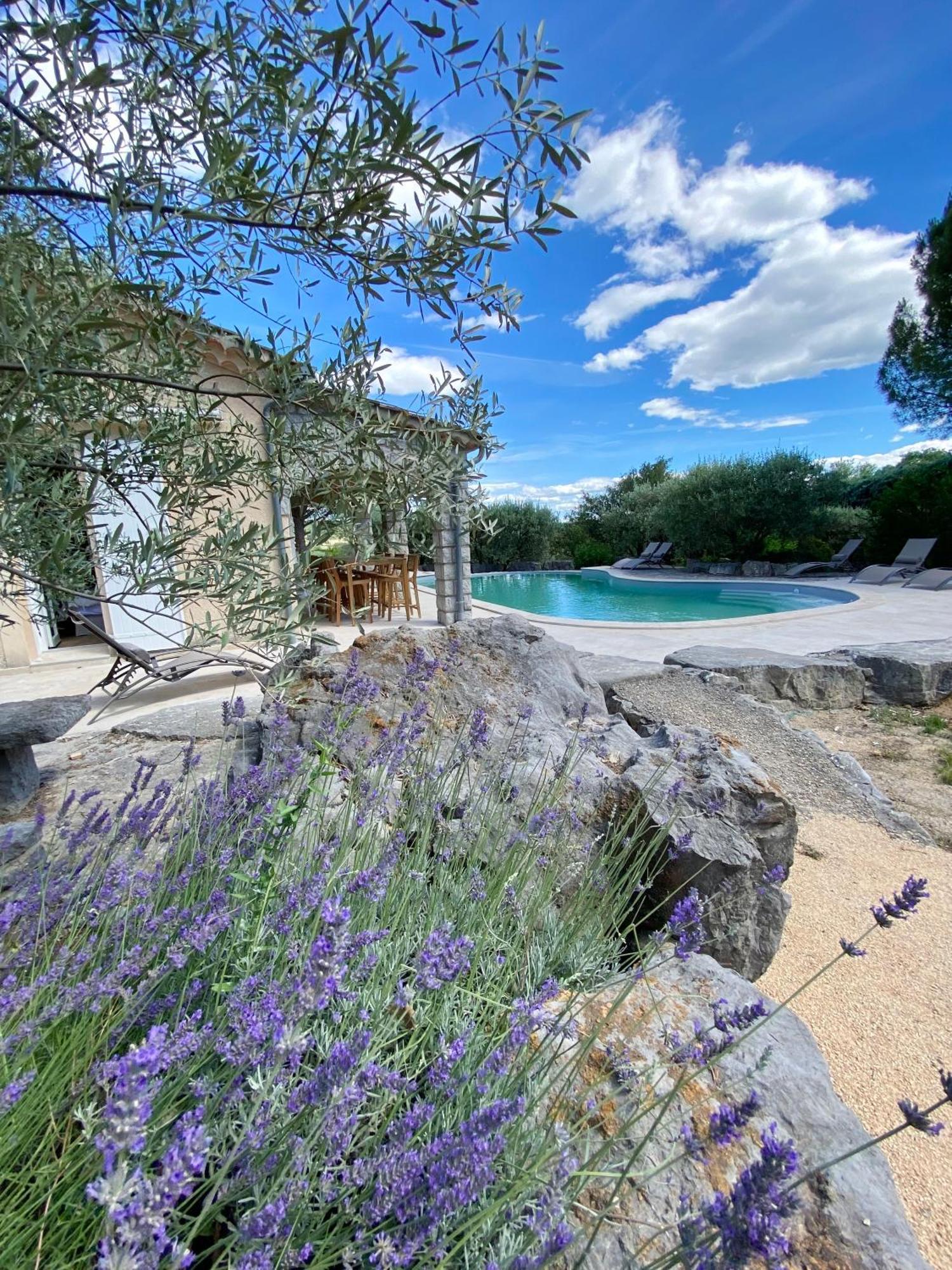 Maison Pour 12P, Piscine A Debordement Chauffee D'Avril A Octobre Inclus รูองส์ ภายนอก รูปภาพ