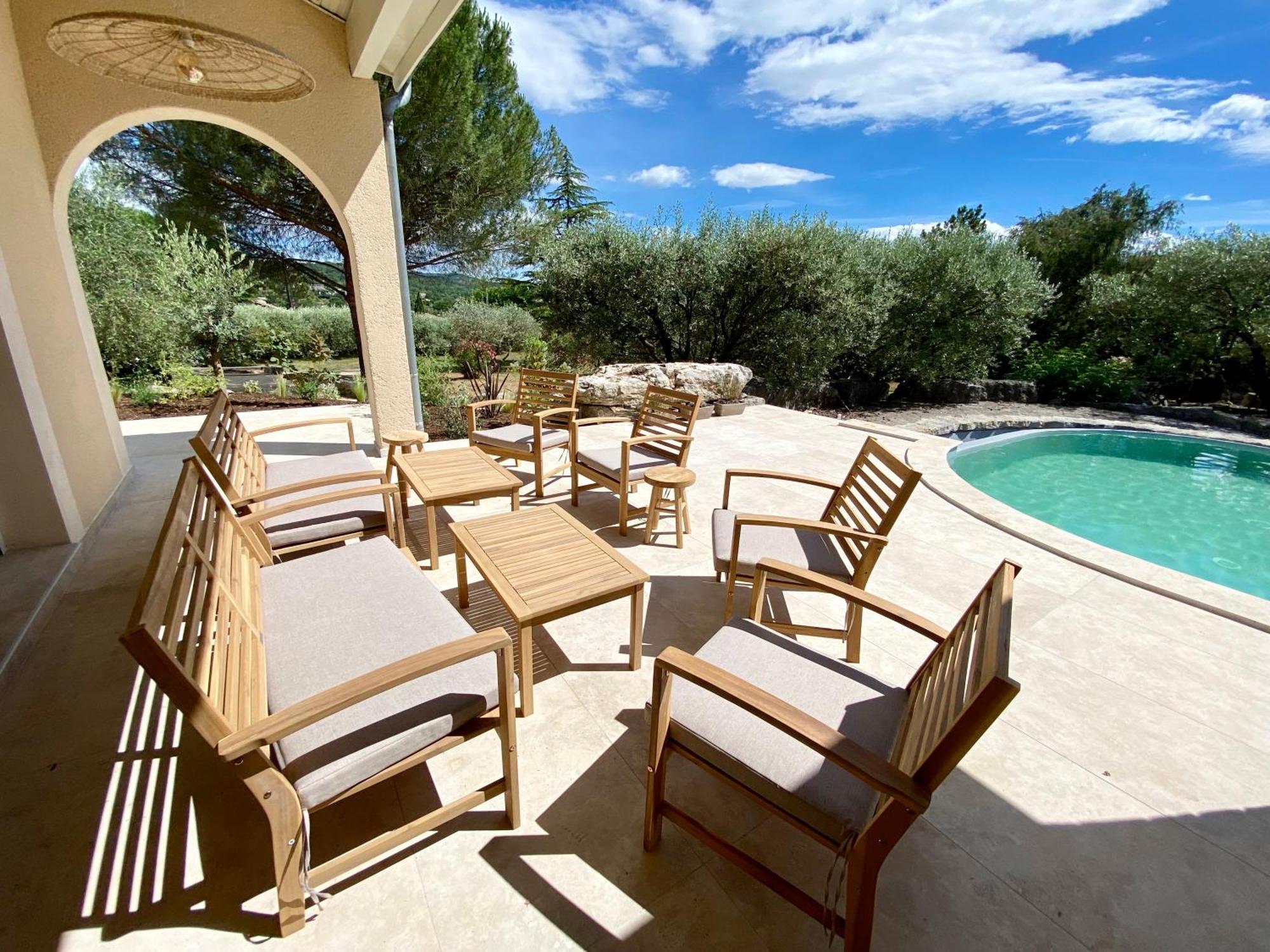 Maison Pour 12P, Piscine A Debordement Chauffee D'Avril A Octobre Inclus รูองส์ ภายนอก รูปภาพ
