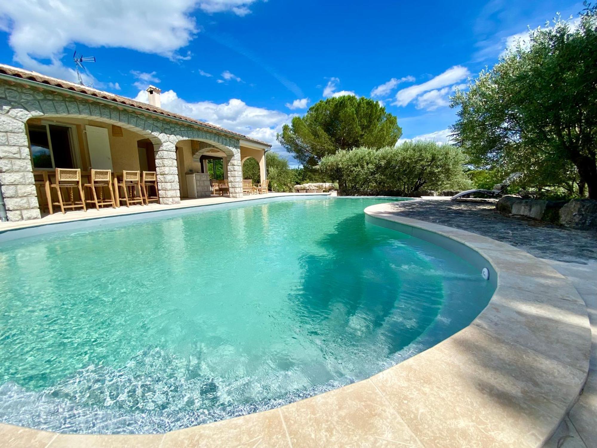 Maison Pour 12P, Piscine A Debordement Chauffee D'Avril A Octobre Inclus รูองส์ ภายนอก รูปภาพ