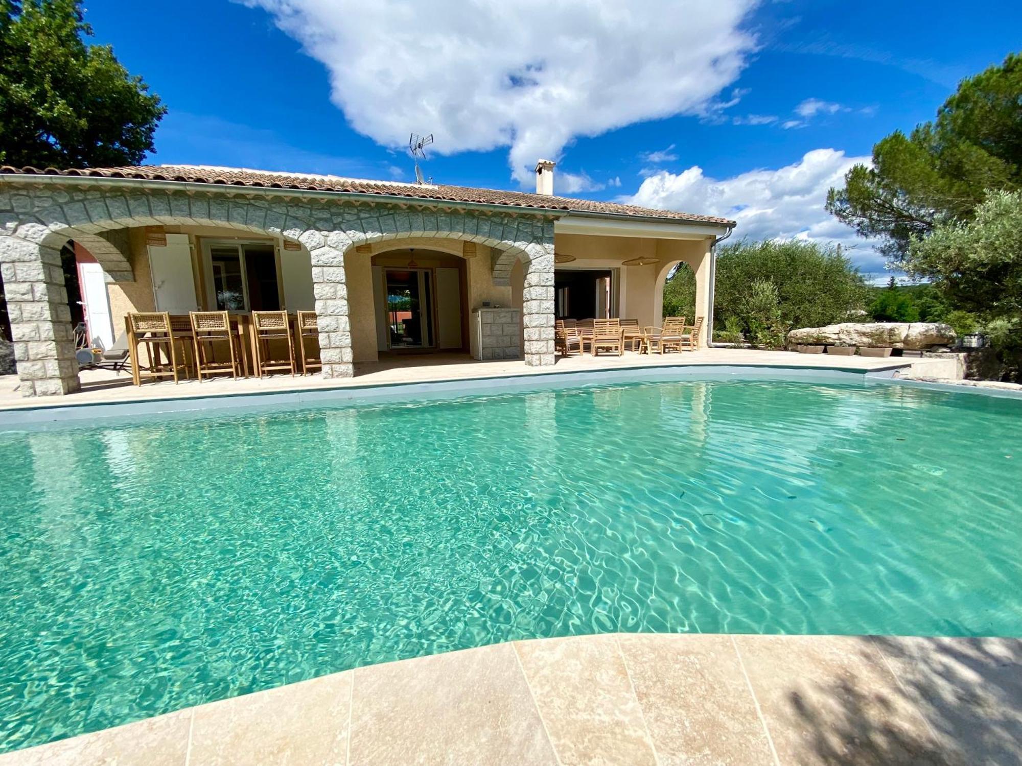 Maison Pour 12P, Piscine A Debordement Chauffee D'Avril A Octobre Inclus รูองส์ ภายนอก รูปภาพ