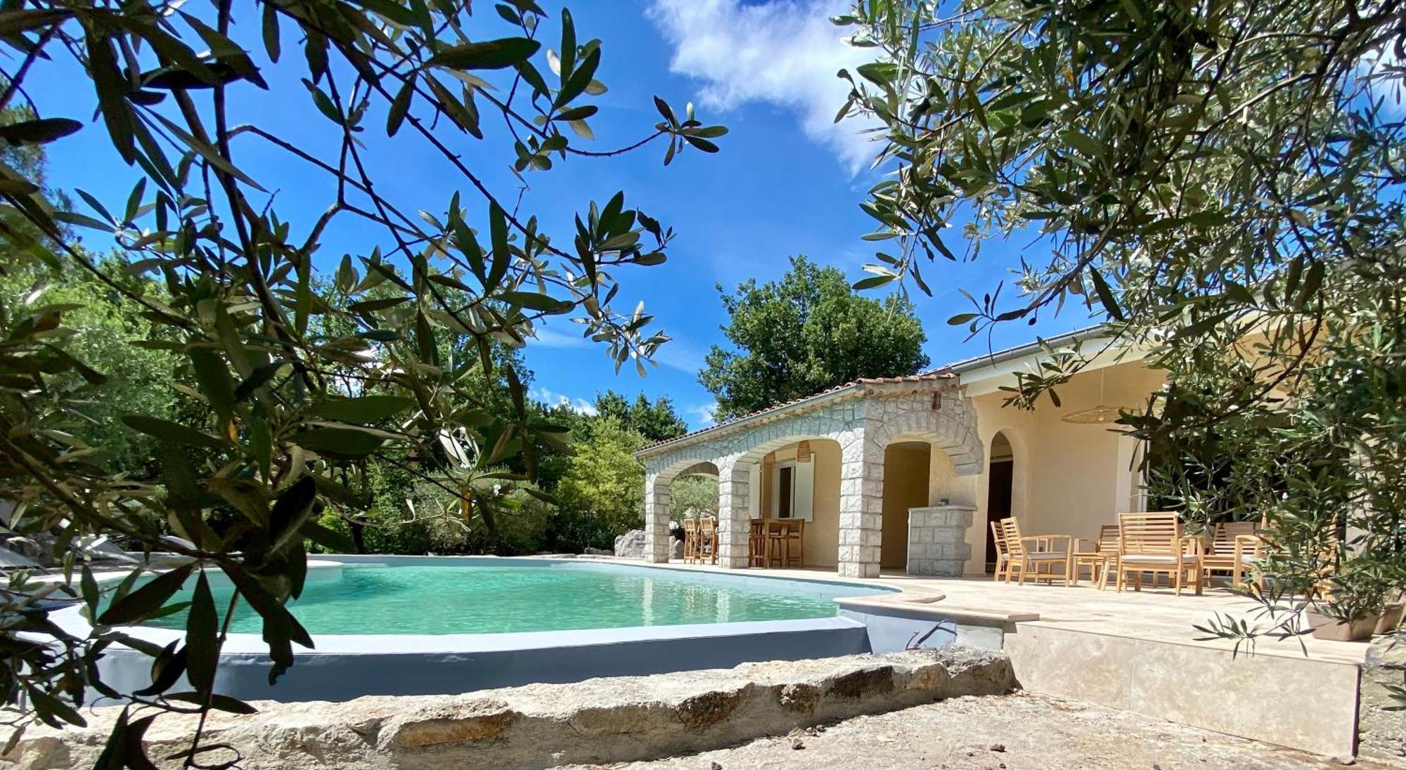 Maison Pour 12P, Piscine A Debordement Chauffee D'Avril A Octobre Inclus รูองส์ ภายนอก รูปภาพ